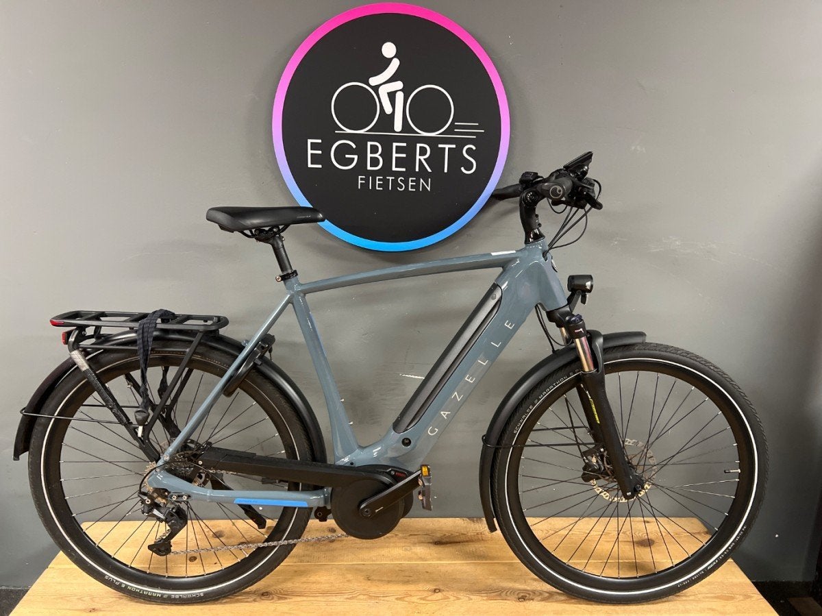 Gazelle Ultimate T10 Heren Grijs 61cm, Ophalen, Gebruikt, -, -