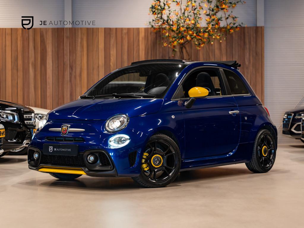 Abarth Fiat 595 Cabrio Pista Edition 1.4 T-Jet 160PK, Blueto, Auto's, Abarth, Voorwielaandrijving, Gebruikt, Zwart, 4 cilinders