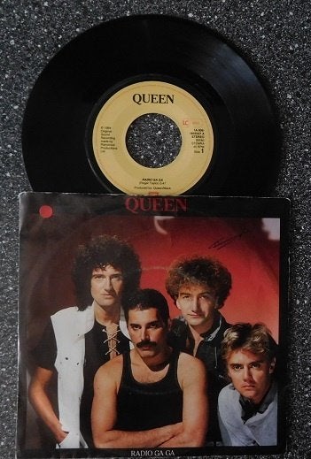 Queen - radio ga ga (vanaf € 3,00), Ophalen of Verzenden, Zo goed als nieuw, 7 inch, Pop