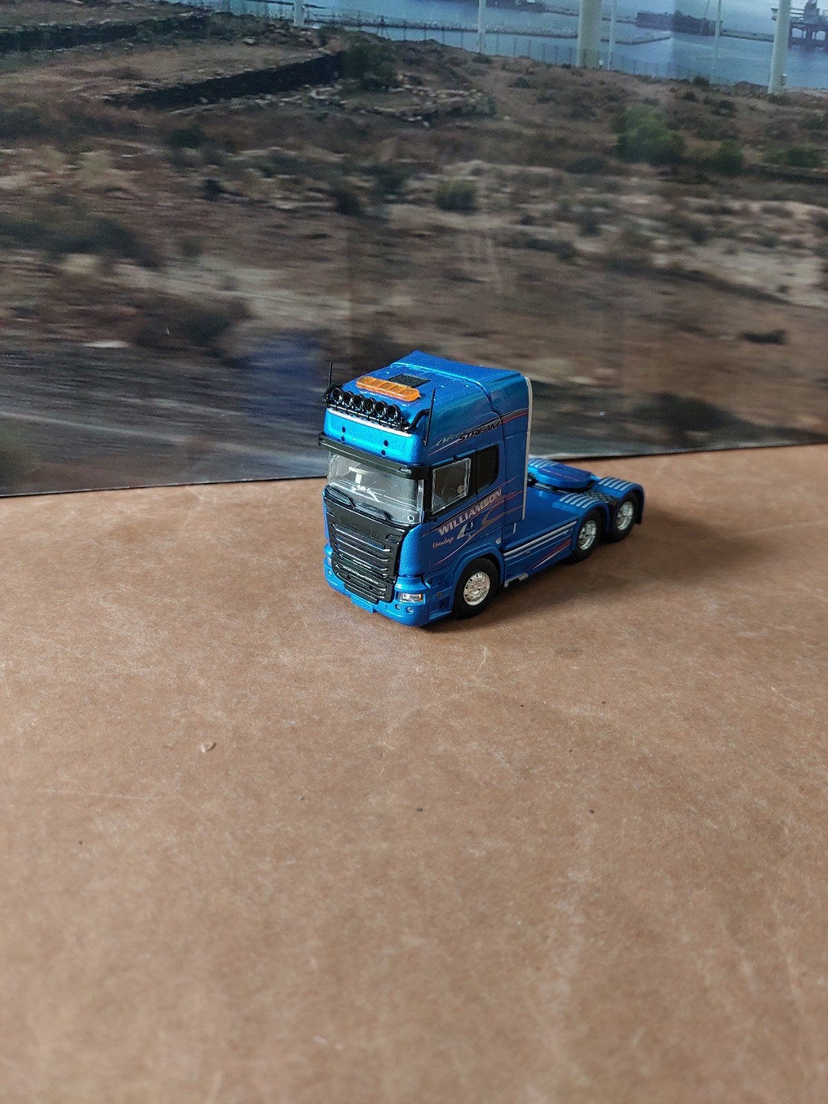 Tekno Scania R van Williamson Onderdelen., Hobby en Vrije tijd, Ophalen of Verzenden, Zo goed als nieuw, Bus of Vrachtwagen, Tekno