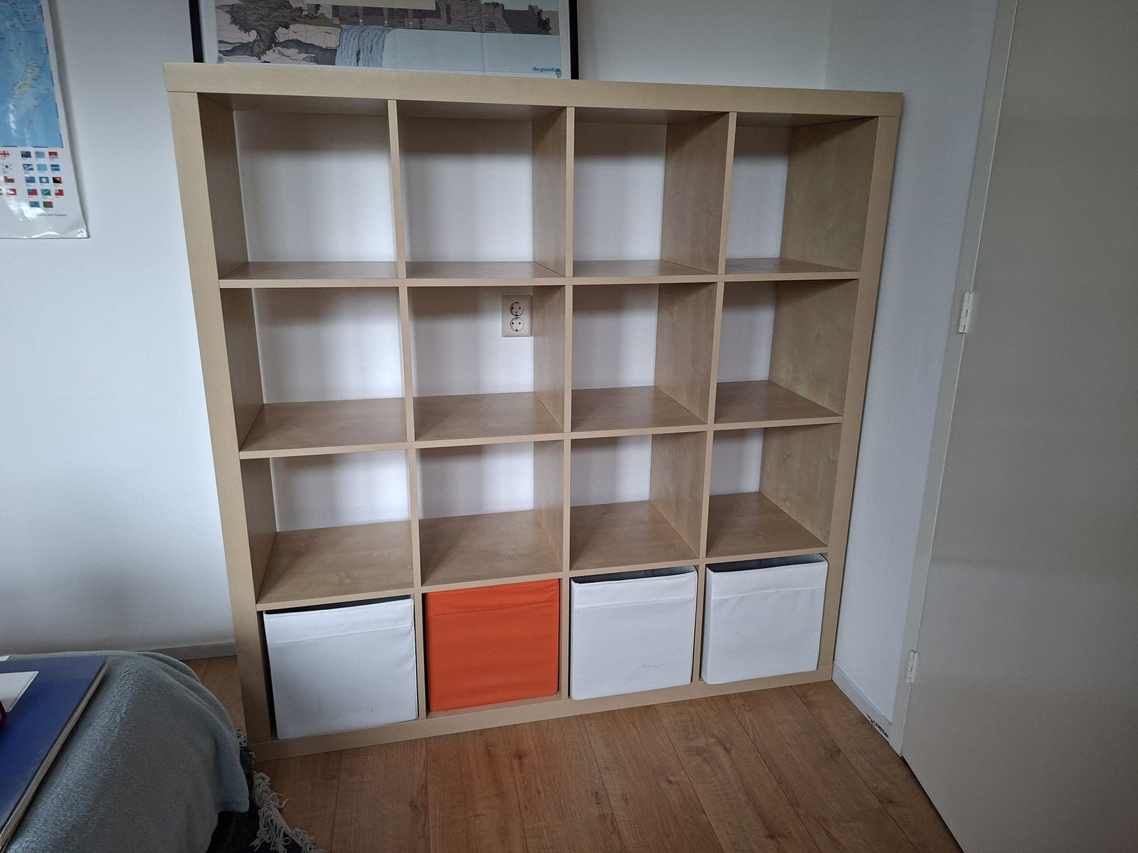 Kallax kast van blank hout van Ikea., Ophalen, Zo goed als nieuw