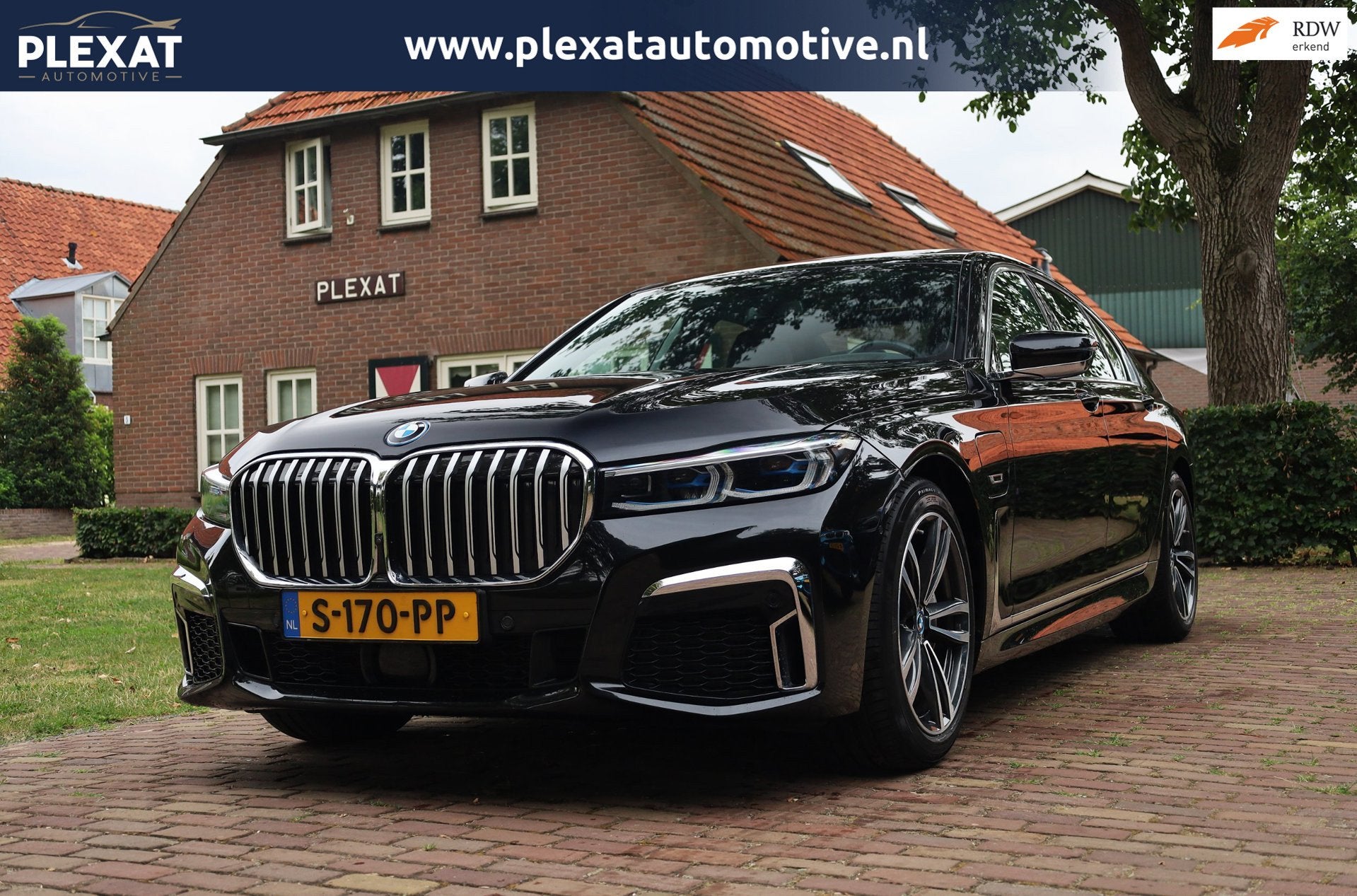 BMW 7-serie 745e High Executive Aut. | M-Pakket | 1e Eig. |, Auto's, BMW, Automaat, Achterwielaandrijving, Gebruikt, Zwart