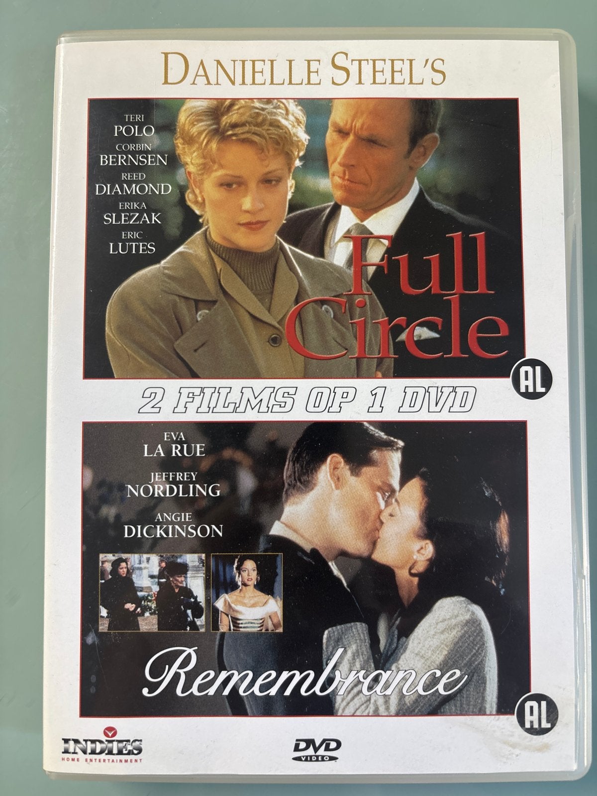 Danielle Steel's Full Circle & Remembrance - 2 films op 1 DV, Cd's en Dvd's, Gebruikt, Alle leeftijden, Inclusief doosje, Ophalen of Verzenden