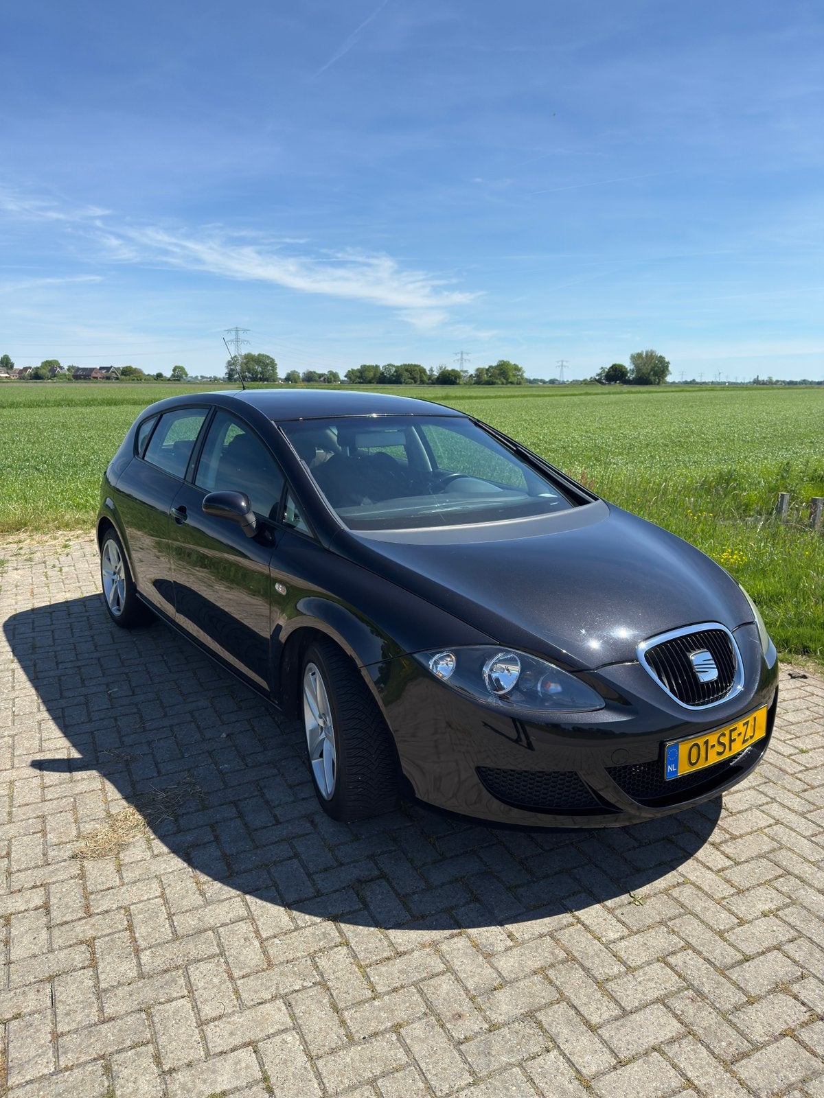 Seat Leon 1.6  | Apk - Airco - Nette staat, Stof, 4 cilinders, Leon, Zwart