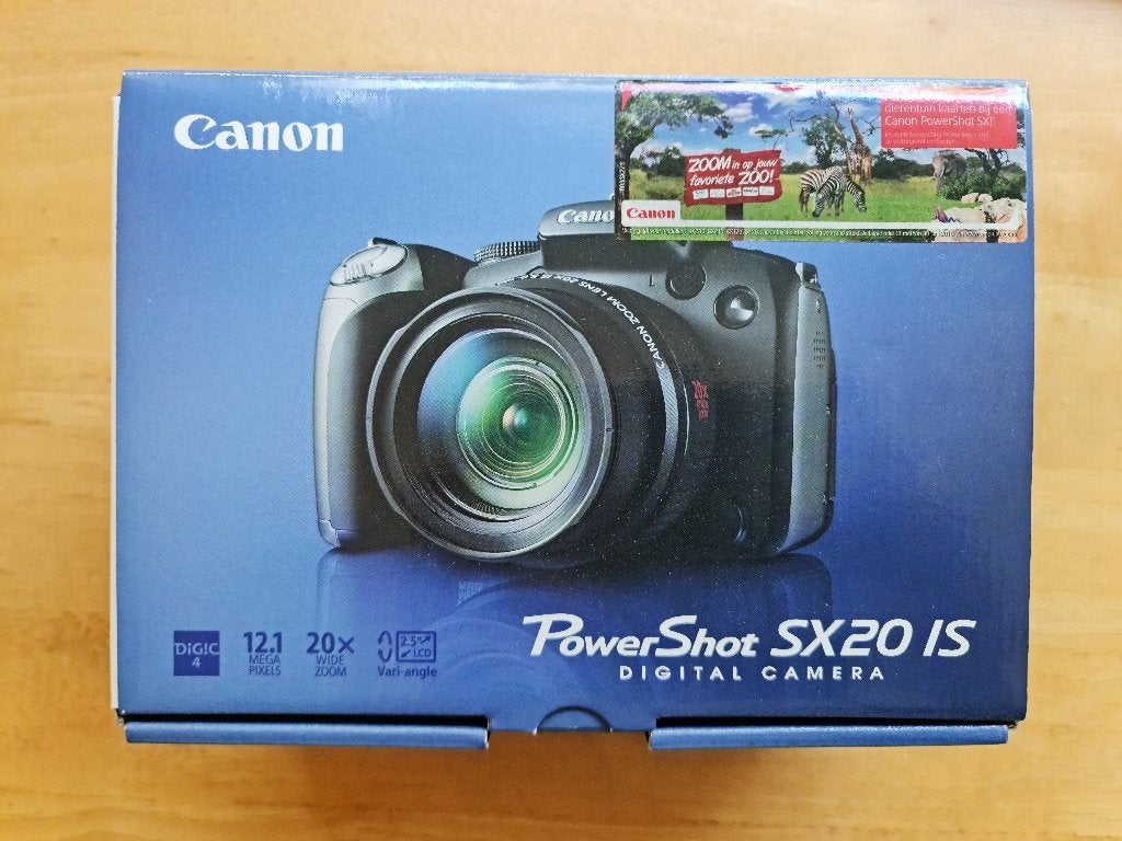 Canon Powershot SX20 IS, Ophalen, Gebruikt, Handleiding, Canon