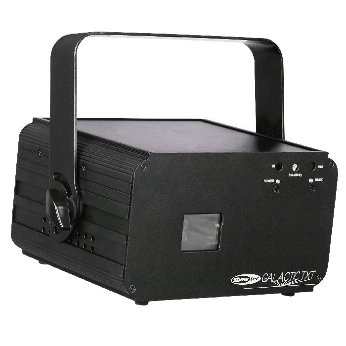 Lente deals! 1x Showtec Galactic TXT 300 mW RGB tekst laser, Muziek en Instrumenten, Licht en Laser, Ophalen, Nieuw, Licht, Geluidgestuurd