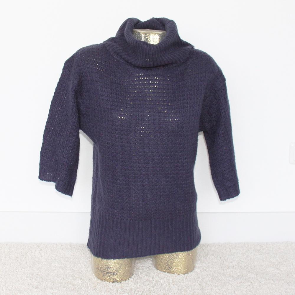 Mooie Blauwe Coltrui2 (Maat 38) € 15,-, Maat 38/40 (M), Blauw, Ophalen of Verzenden, Zo goed als nieuw