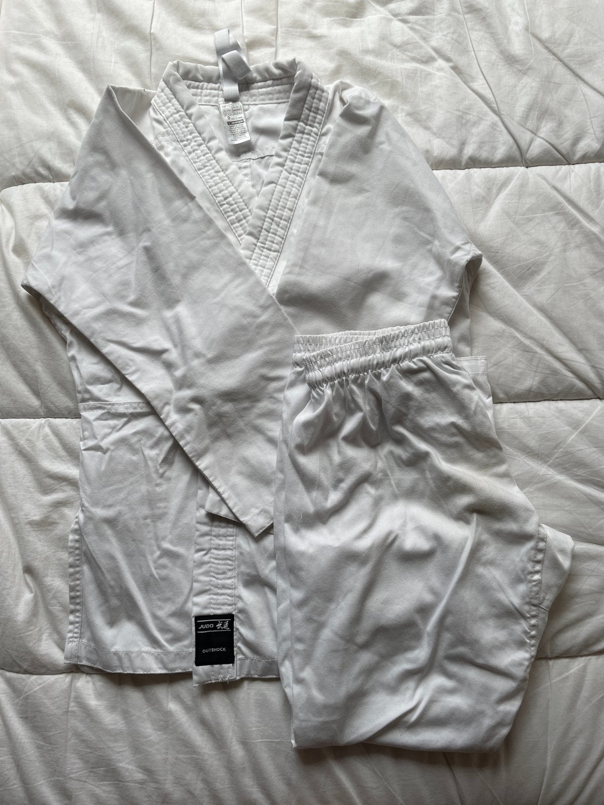 Decathlon Judo Pak - Maat 140 cm, Sport en Fitness, Vechtsporten en Zelfverdediging, Judo, Vechtsportpak, Ophalen of Verzenden