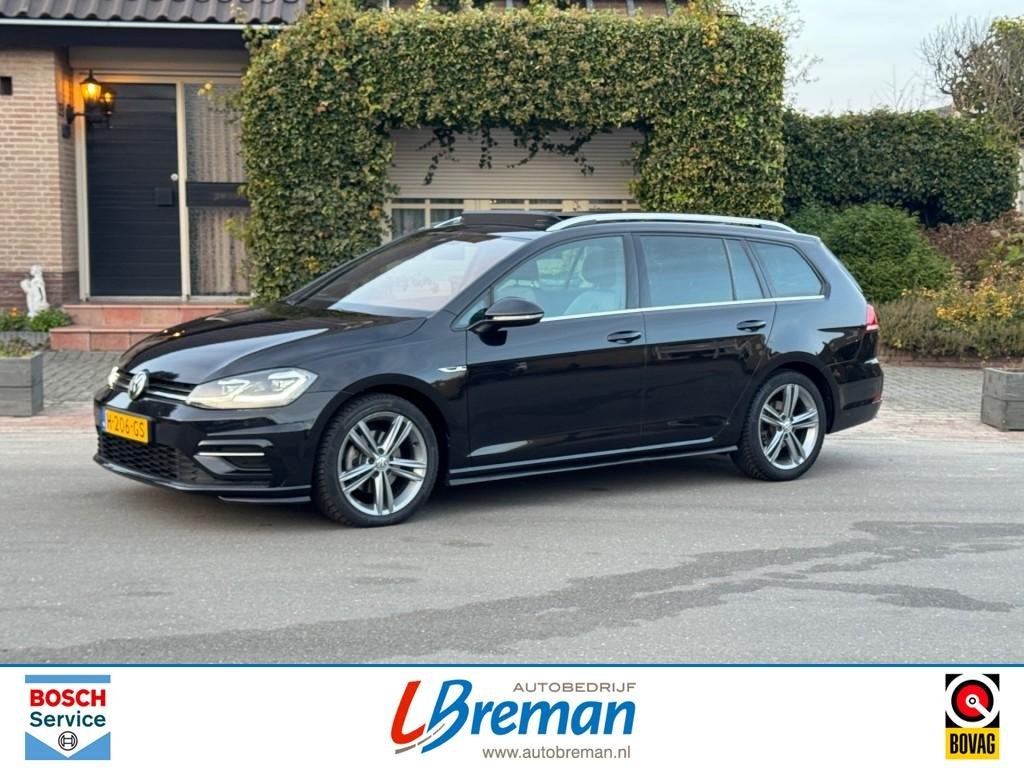 Volkswagen GOLF 1.5 TSI DSG R-Line Dynaudio Panoramadak Virt, Huisgarantie, 4 cilinders, Zwart, Origineel Nederlands