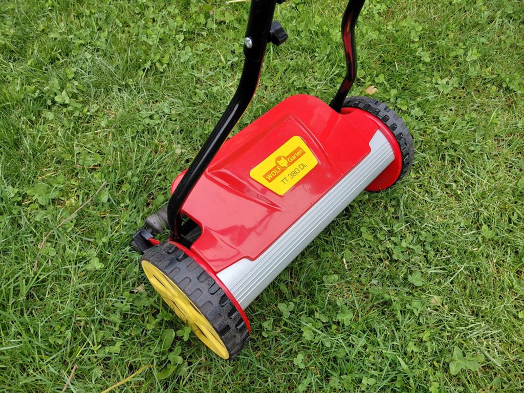 Wolfgarten kooi grasmaaier, Tuin en Terras, Grasmaaiers, Ophalen, Gebruikt