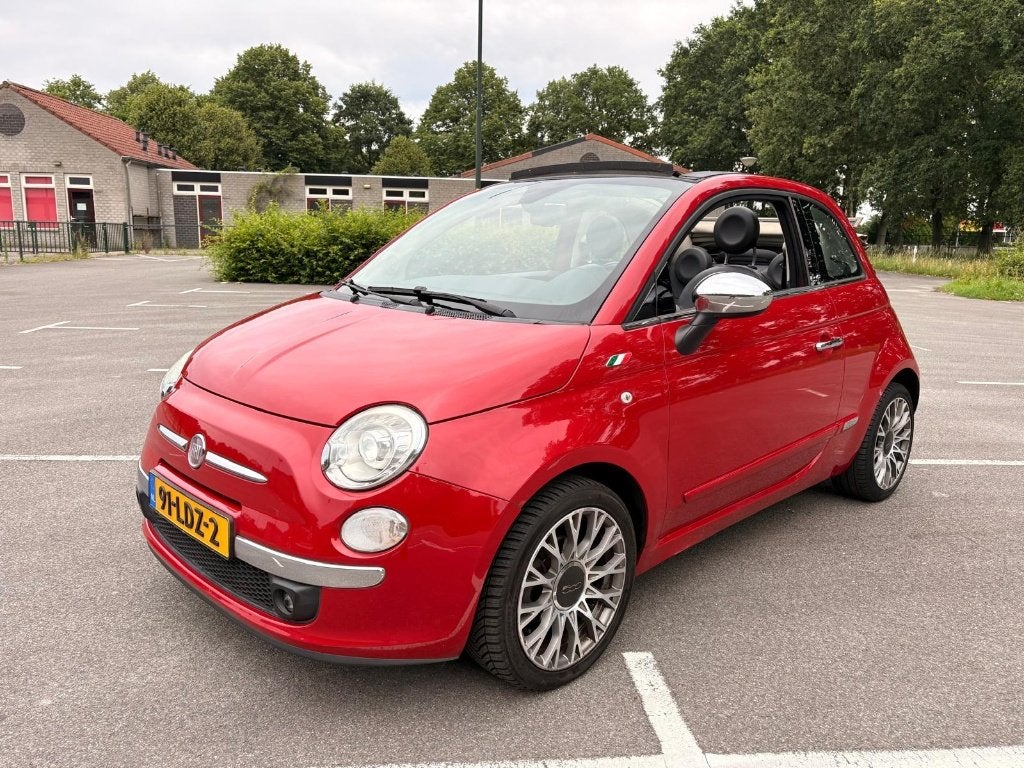 ✅ Fiat 500C 1.2 Cabrio Automaat / Leer/Clima/NAP/Xenon✅, 4 cilinders, Cabriolet, Bedrijf, 915 kg