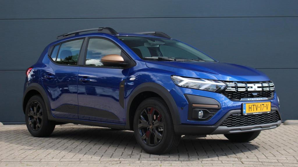 Dacia Sandero Stepway 1.1 TCe 110Pk Extreme | Navigatie | Pa, Auto's, Voorwielaandrijving, Stof, Blauw, Bedrijf