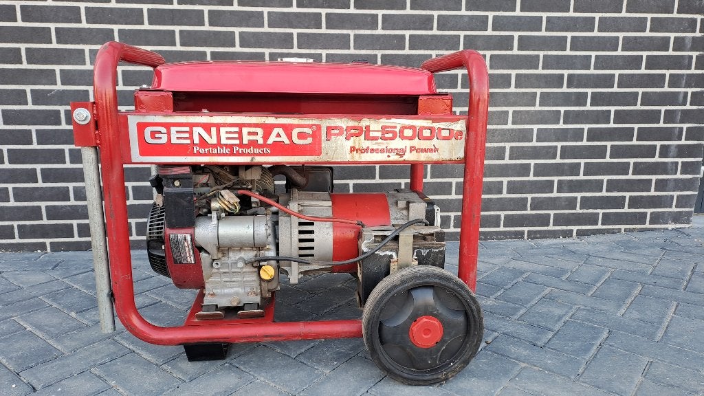 Generac PPL 5000E aggregaat profi B&S motor electric start, Ophalen, Gebruikt, Mertstraat 5, Verkoop@teeuwentuinmachines.nl