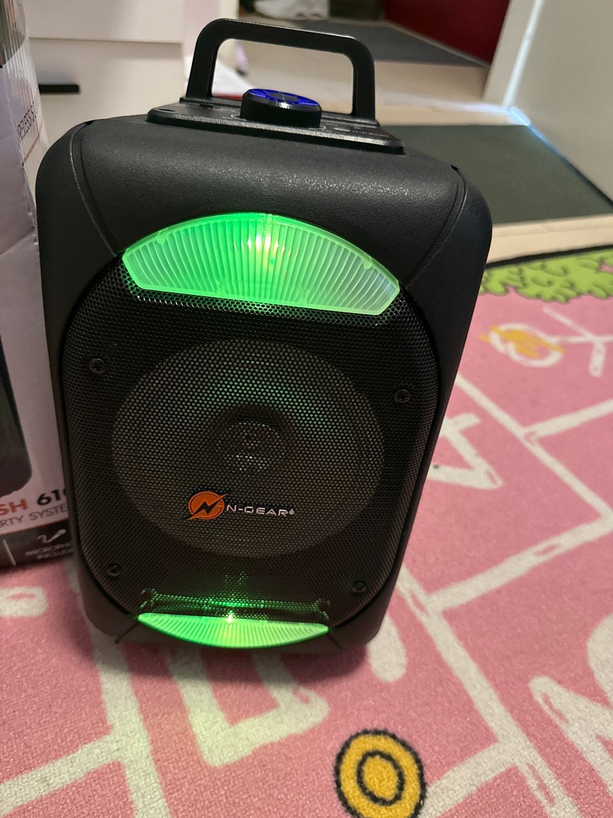 N-GEAR The Flash 610 Draadloos Party Systeem met Licht, Ophalen, Zo goed als nieuw, Complete set
