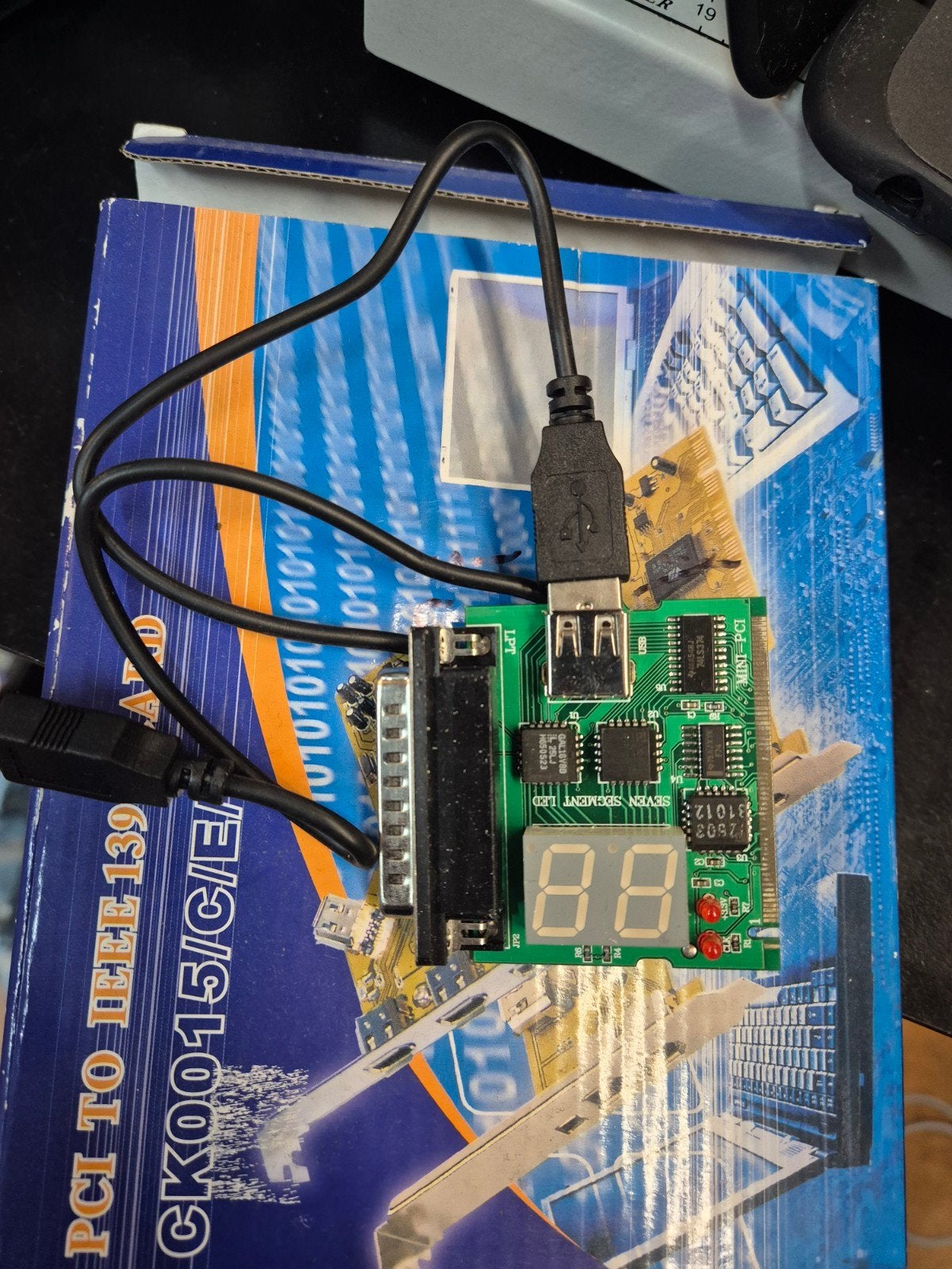 Diagnose printplaat met USB en parallelle aansluiting, Ophalen of Verzenden, Nieuw