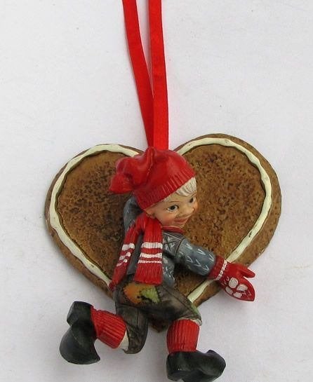 Gardsnissers uit Noorwegen Boy  Ornament (nieuw) kabouter, Verzenden, Nieuw, Fantasy