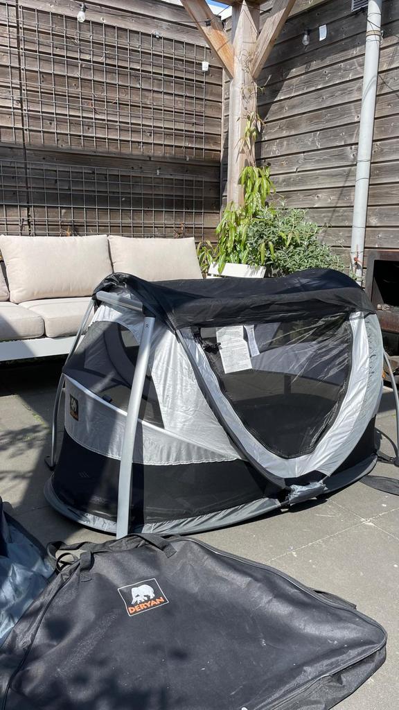Deryan peuterbox travelcot campingbedje, Ophalen, Zo goed als nieuw, Reisbedje