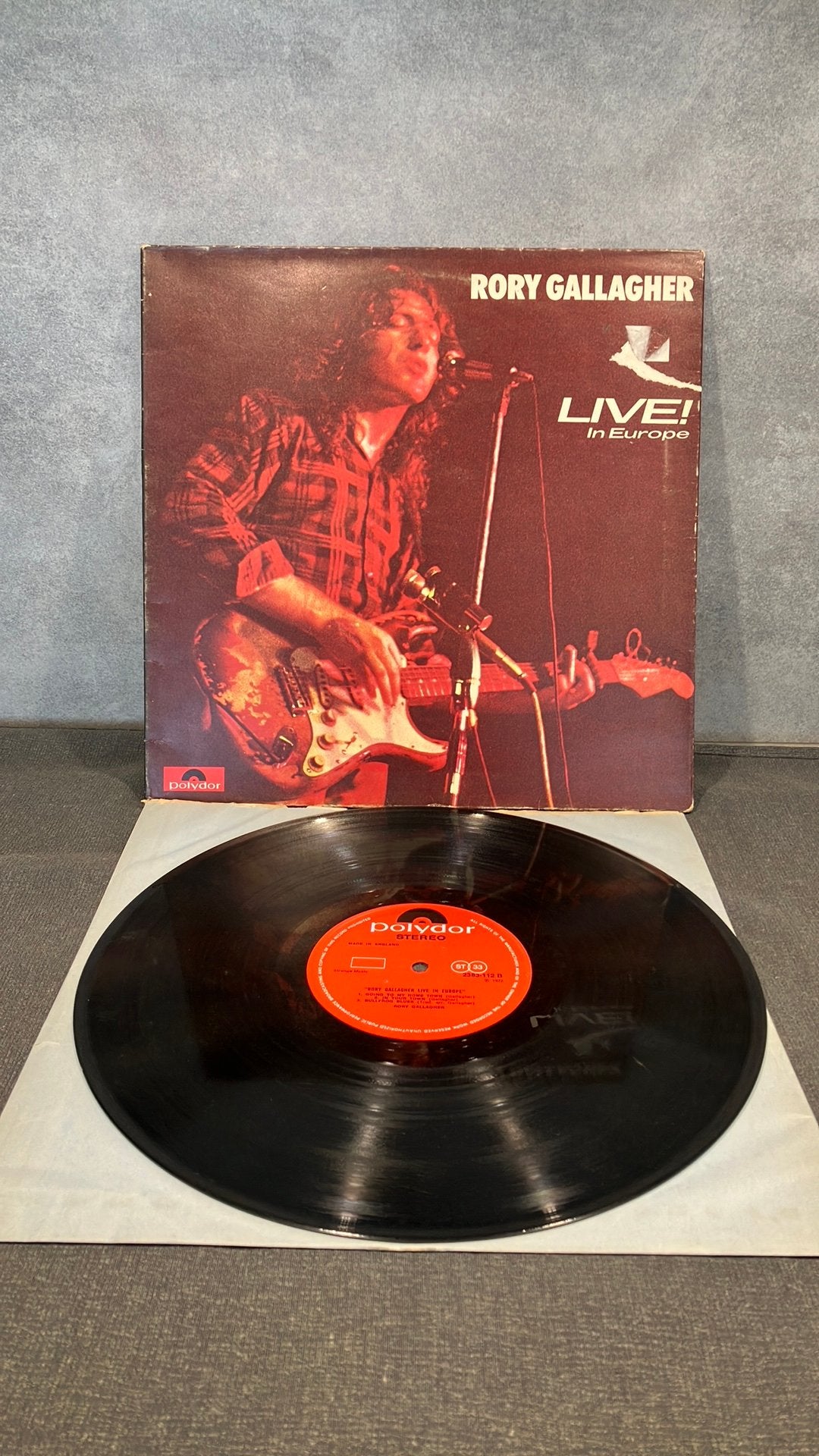 Rory Gallagher — Live in Europe, Cd's en Dvd's, LP, Gebruikt, Blues Rock, Ophalen of Verzenden