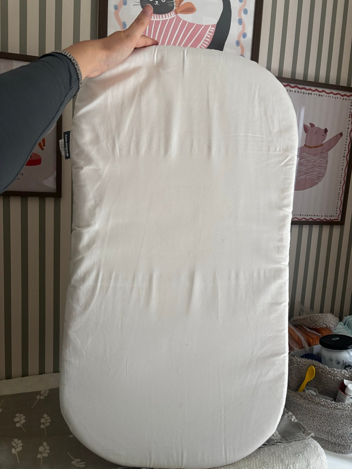 Childhome matras voor wiegje 80x40cm - Zo goed als nieuw, Kinderen en Baby's, Babywiegjes en Ledikanten, Ophalen of Verzenden