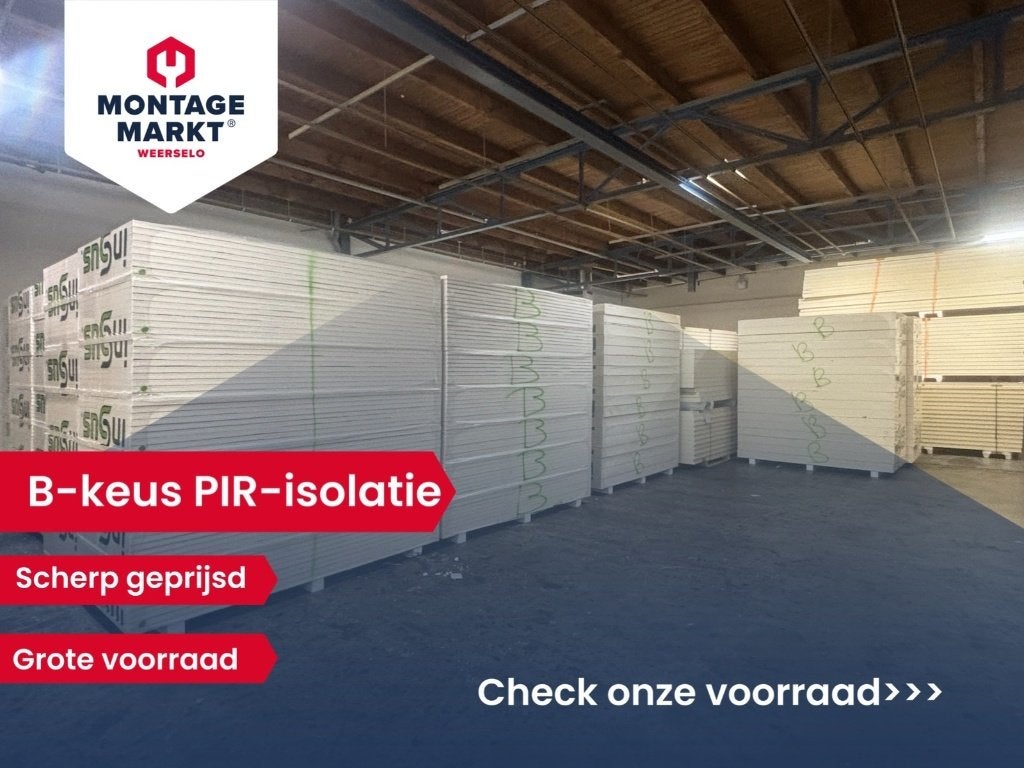 B-keus PIR-isolatie | 70 & 140 mm | Insus | Alu/Alu, Ophalen, Zo goed als nieuw, Hardschuim (Pir), 15 m² of meer