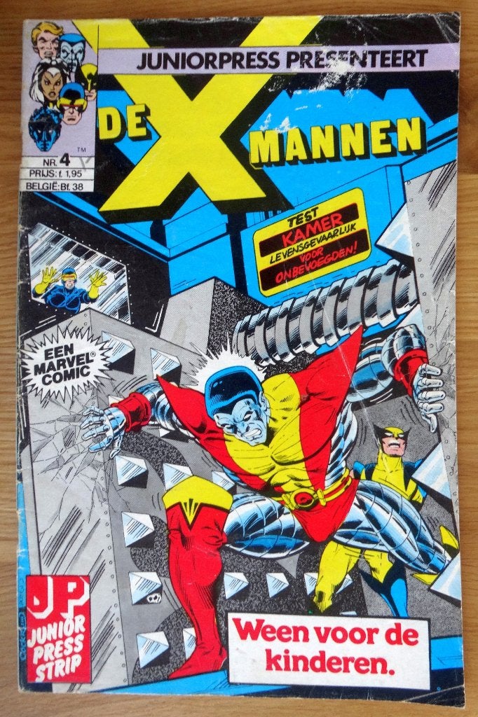 De X mannen Ween voor de kinderen nr: 4, Boeken, Gelezen, Eén stripboek, Ophalen of Verzenden, Junior Press