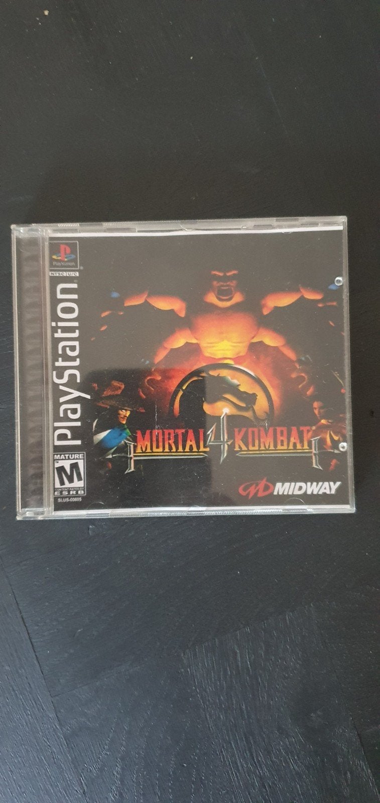 Mortal Kombat 4 PlayStation 1 (PS1) - copy  front cover, Spelcomputers en Games, Games | Sony PlayStation 1, Ophalen, Gebruikt