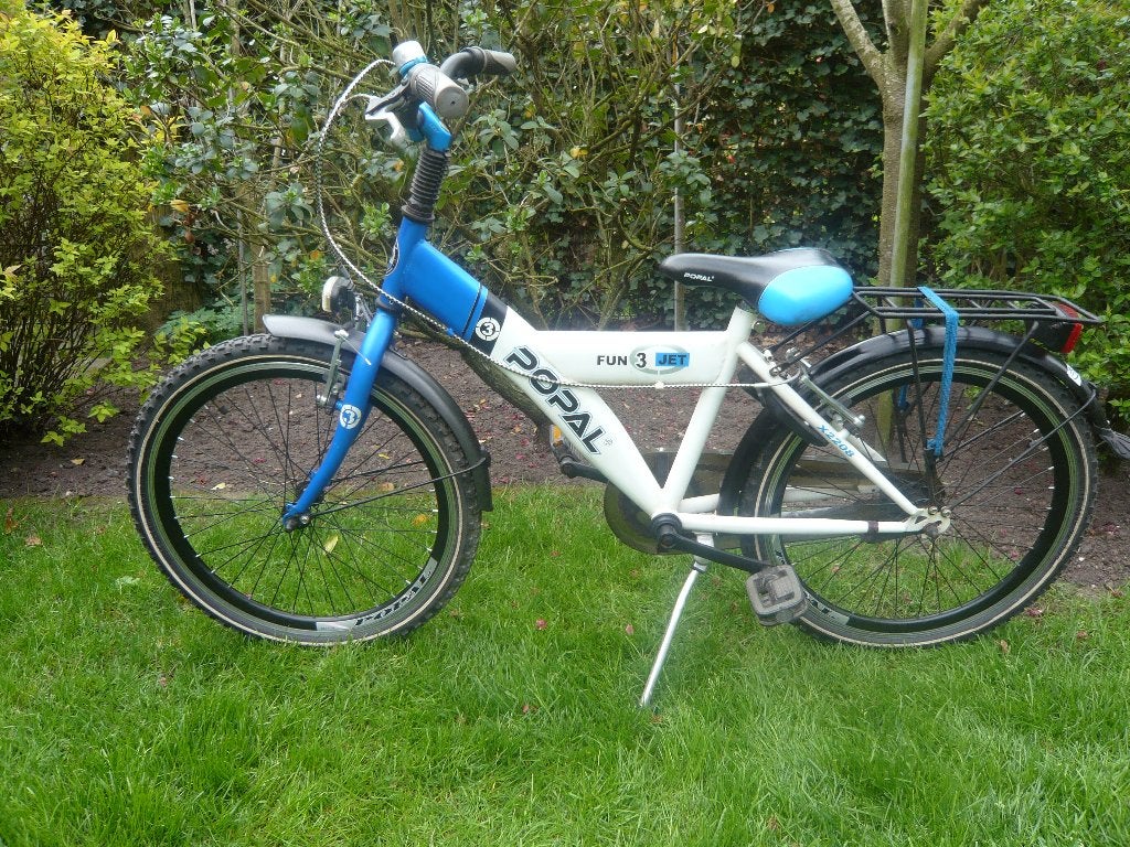 Mooie 22inch jongensfiets popal funjet frisse kleurstelling, Ophalen, Gebruikt, 22 inch