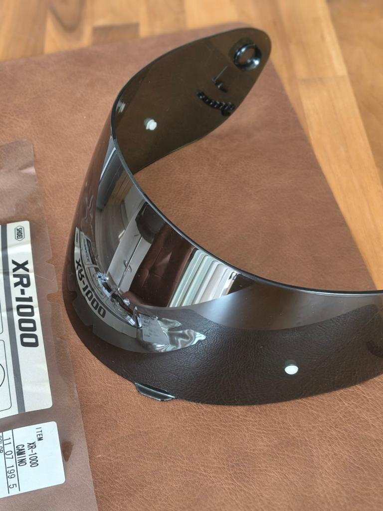 Shoei XR1000 donker vizier, Ophalen of Verzenden, Tweedehands, Integraalhelm, Shoei