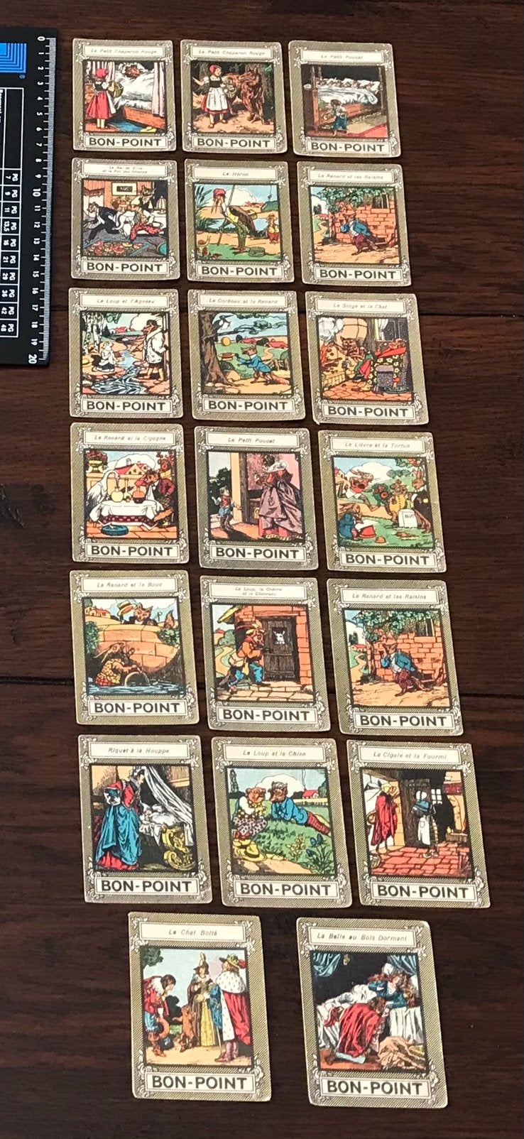 20 Oude Plaatjes van Sprookjes Frans, Verzamelen, Ophalen of Verzenden, Zo goed als nieuw, Overige typen