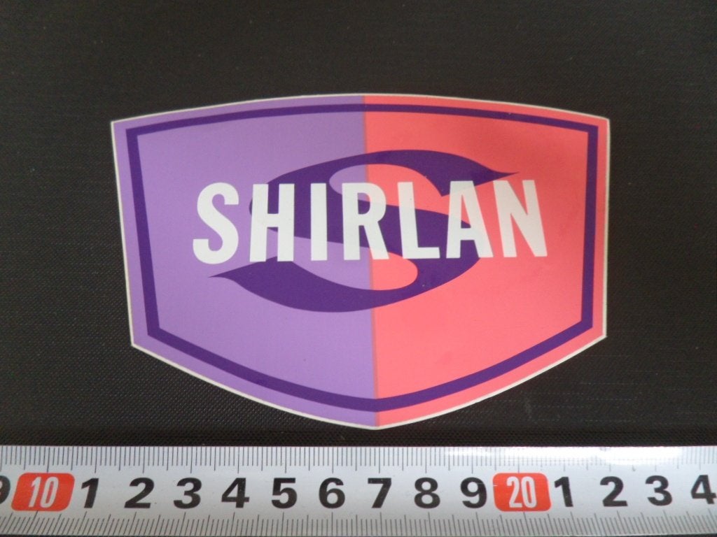 sticker logo SHIRLAN, Verzamelen, Stickers, Zo goed als nieuw, Ophalen