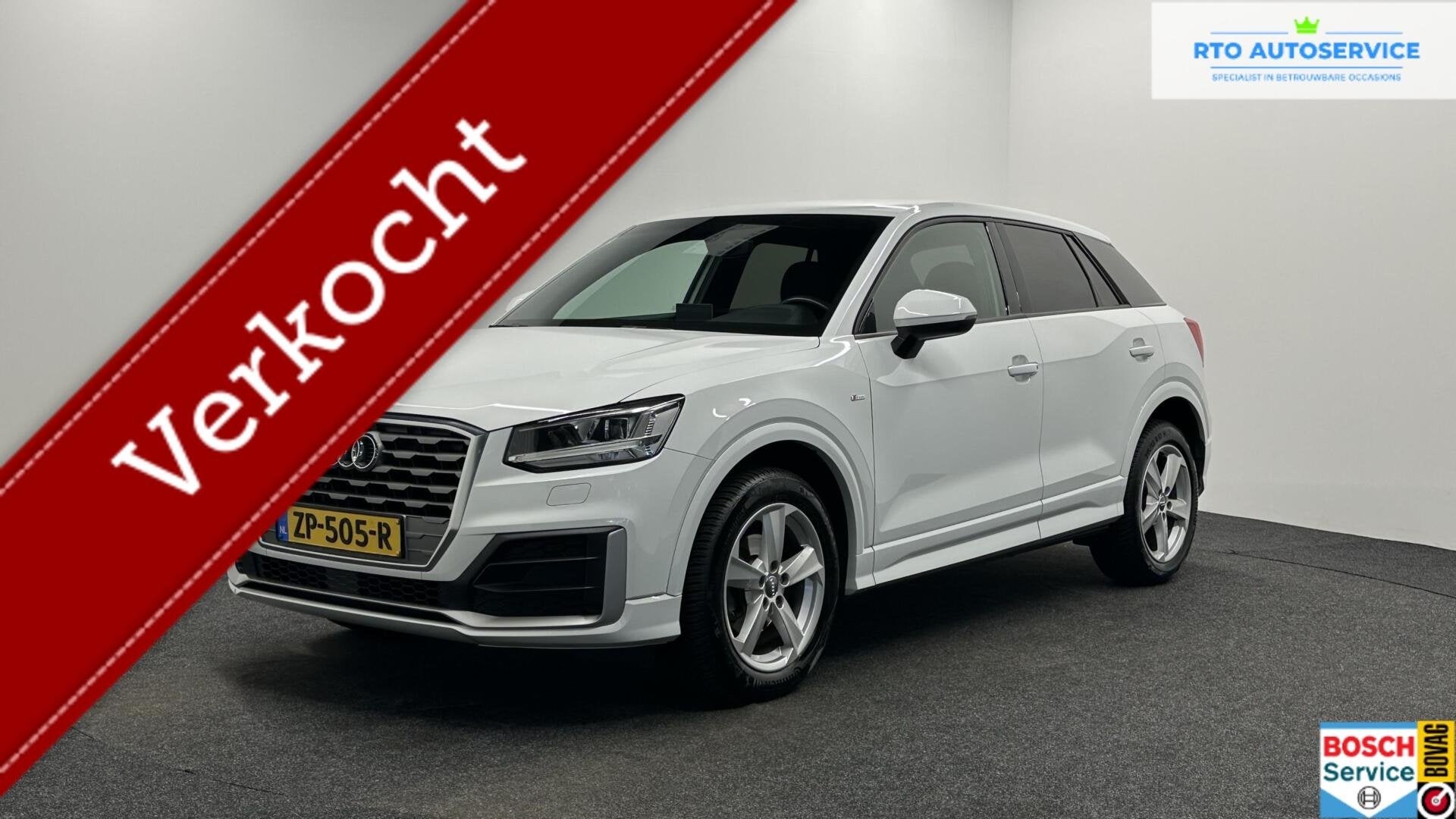 Audi Q2 30 TFSI Sport S line AUTOMAAT-HALF LEER-CRUISE, Auto's, Audi, Gebruikt, Met garantie (alle), Wit, Origineel Nederlands