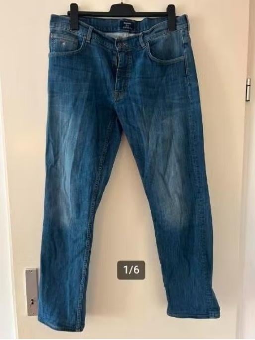 Blauwe GANT Tylor jeans W36 - L34 ZGAN / NIEUW, Kleding | Heren, Blauw, GANT, Overige jeansmaten, Ophalen of Verzenden