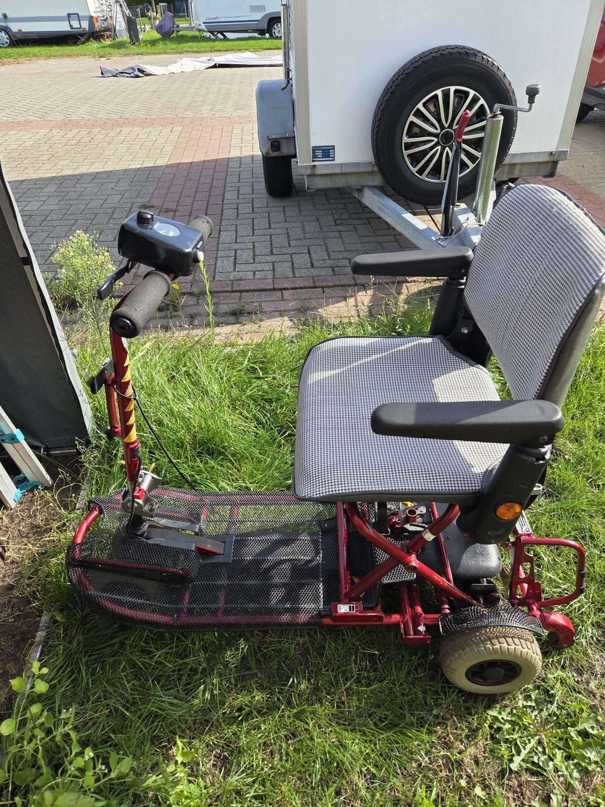 Goede opvouwbare scootmobiel, Ophalen of Verzenden, Zo goed als nieuw
