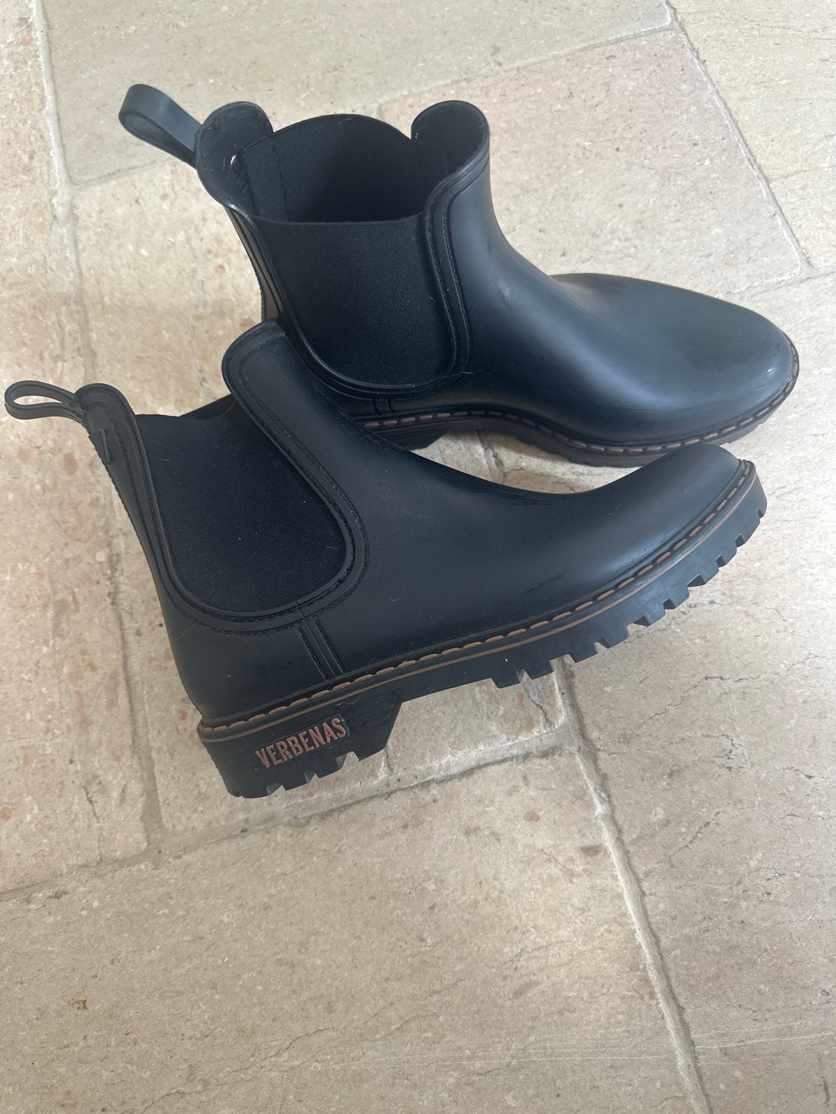 Verbenas zwarte regenlaarzen maat 38, Kleding | Dames, Zwart, Nieuw, Ophalen of Verzenden, Regenlaarzen