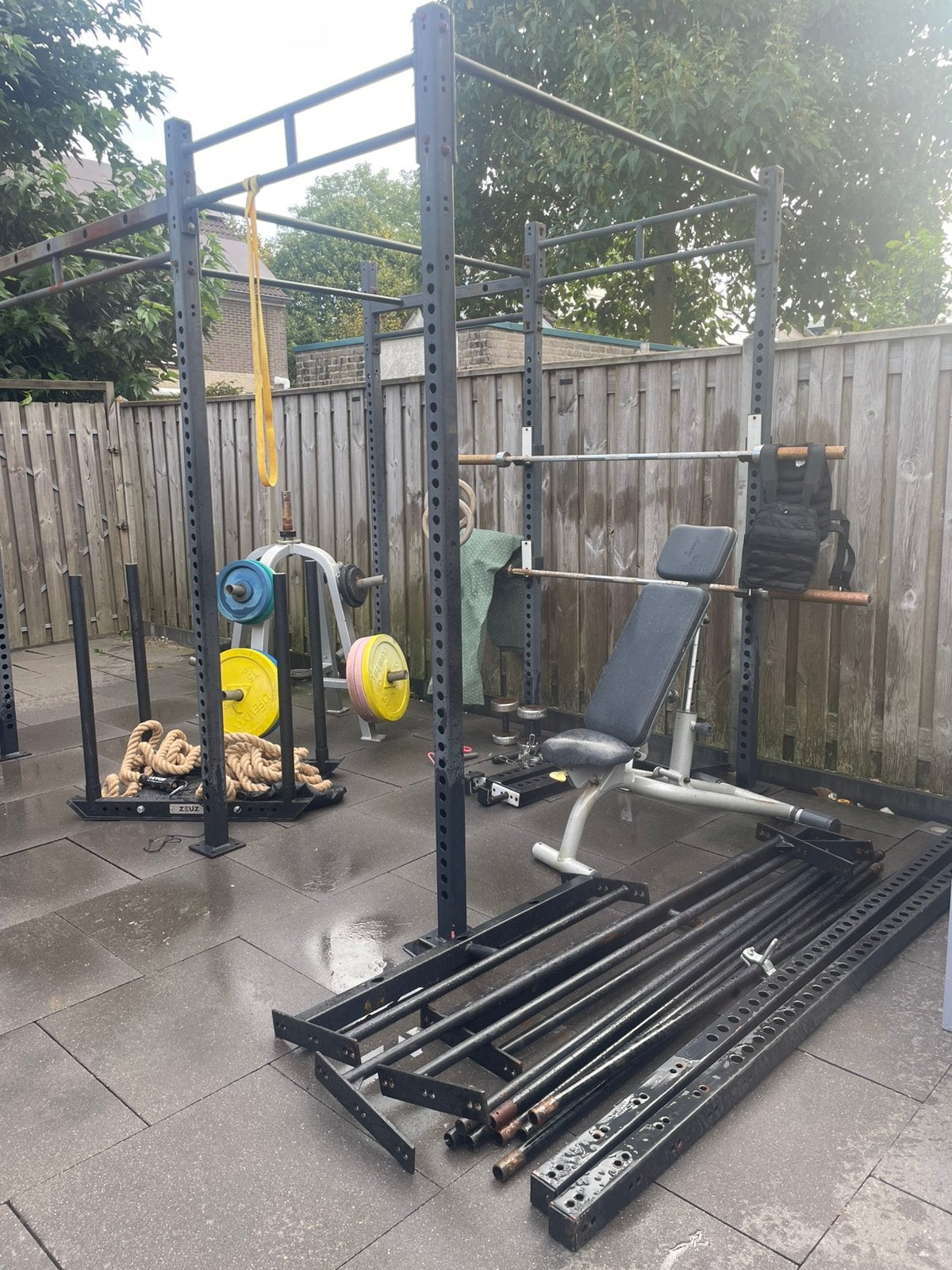 Complete outdoor gym, Ophalen, Gebruikt