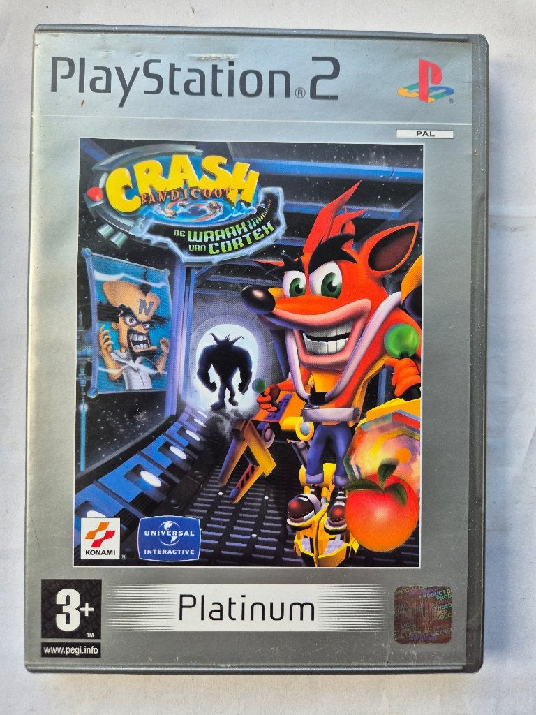 CRASH BANDICOOT  de wraak van cortex, Gebruikt, 1 speler, Racen en Vliegen, Ophalen of Verzenden