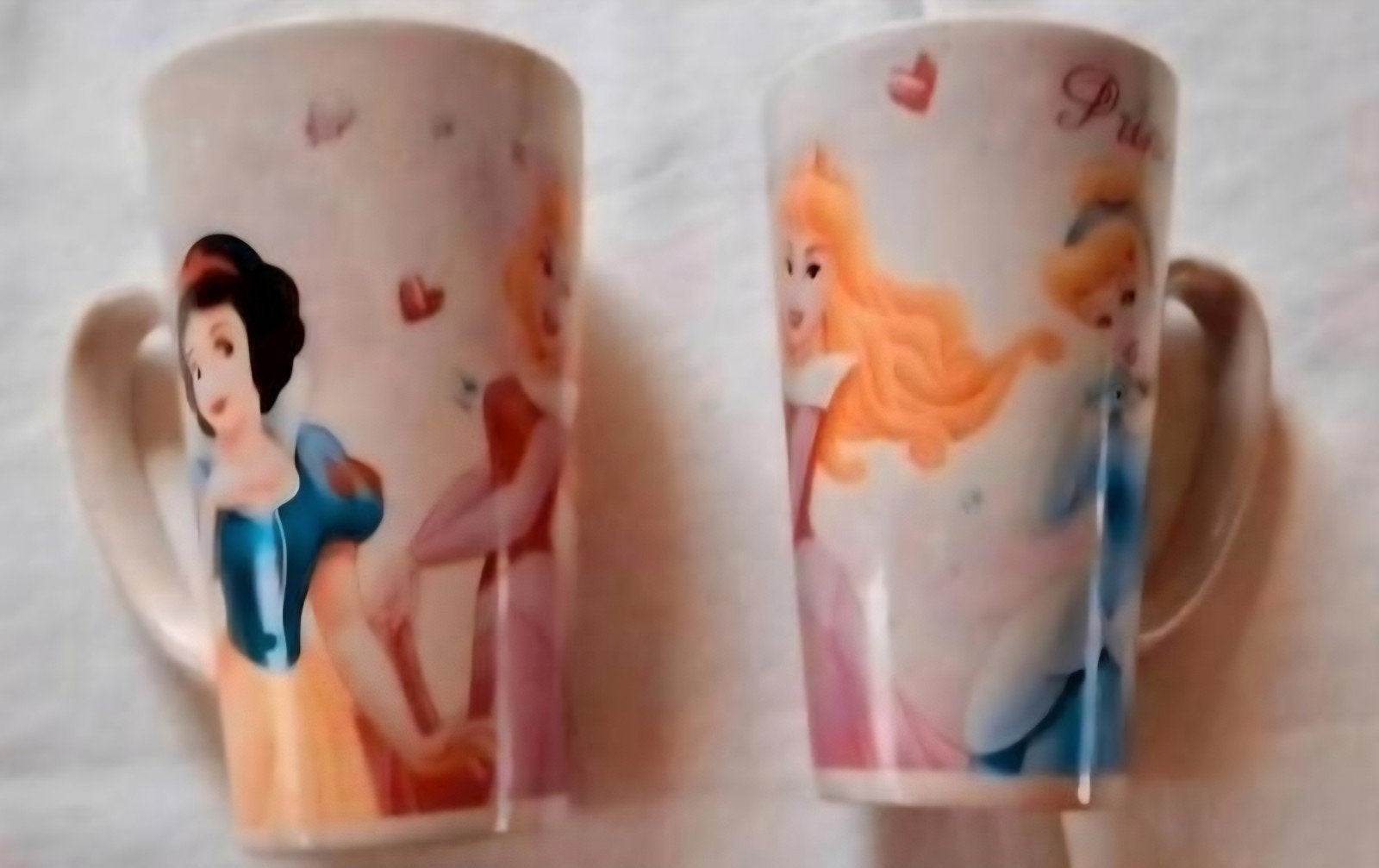 Disney Parijs Princess extra hoge mokken, Ophalen of Verzenden, Zo goed als nieuw, Servies