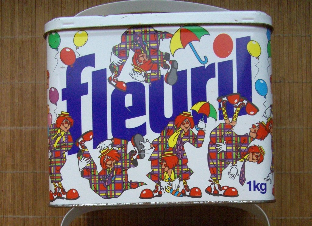 FLEURIL WASPOEDER BLIK, Ophalen of Verzenden, Gebruikt, Overige