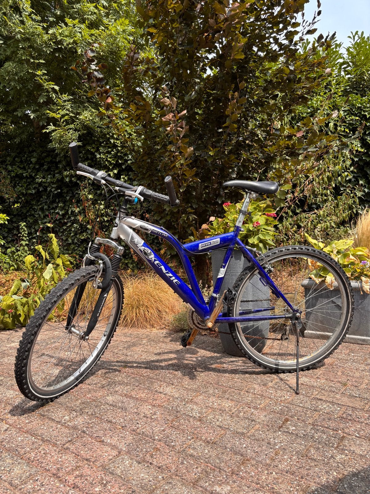 McKenzie Mountainbike - Blauw/Zilver - Gebruikt, Fietsen en Brommers, Gebruikt, Hardtail, 53 tot 57 cm, Ophalen