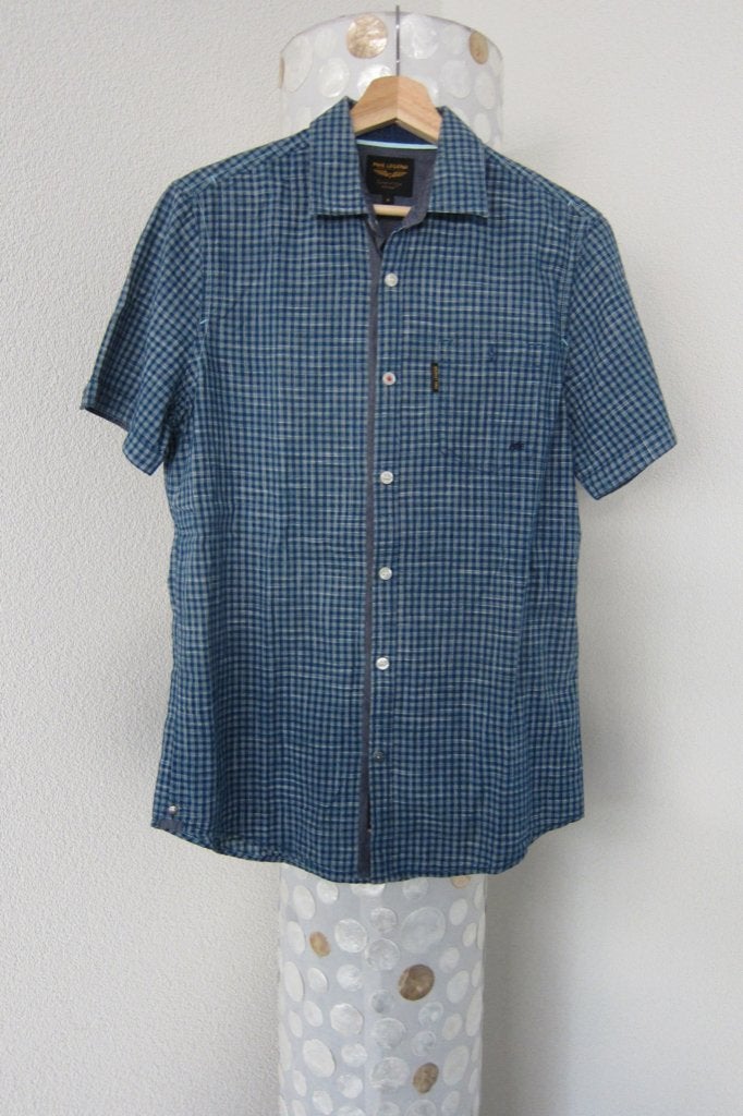 Pme legend overhemd korte mouw pall mall m blauw, Kleding | Heren, Overhemden, Blauw, Pall Mall PME Legend, Zo goed als nieuw