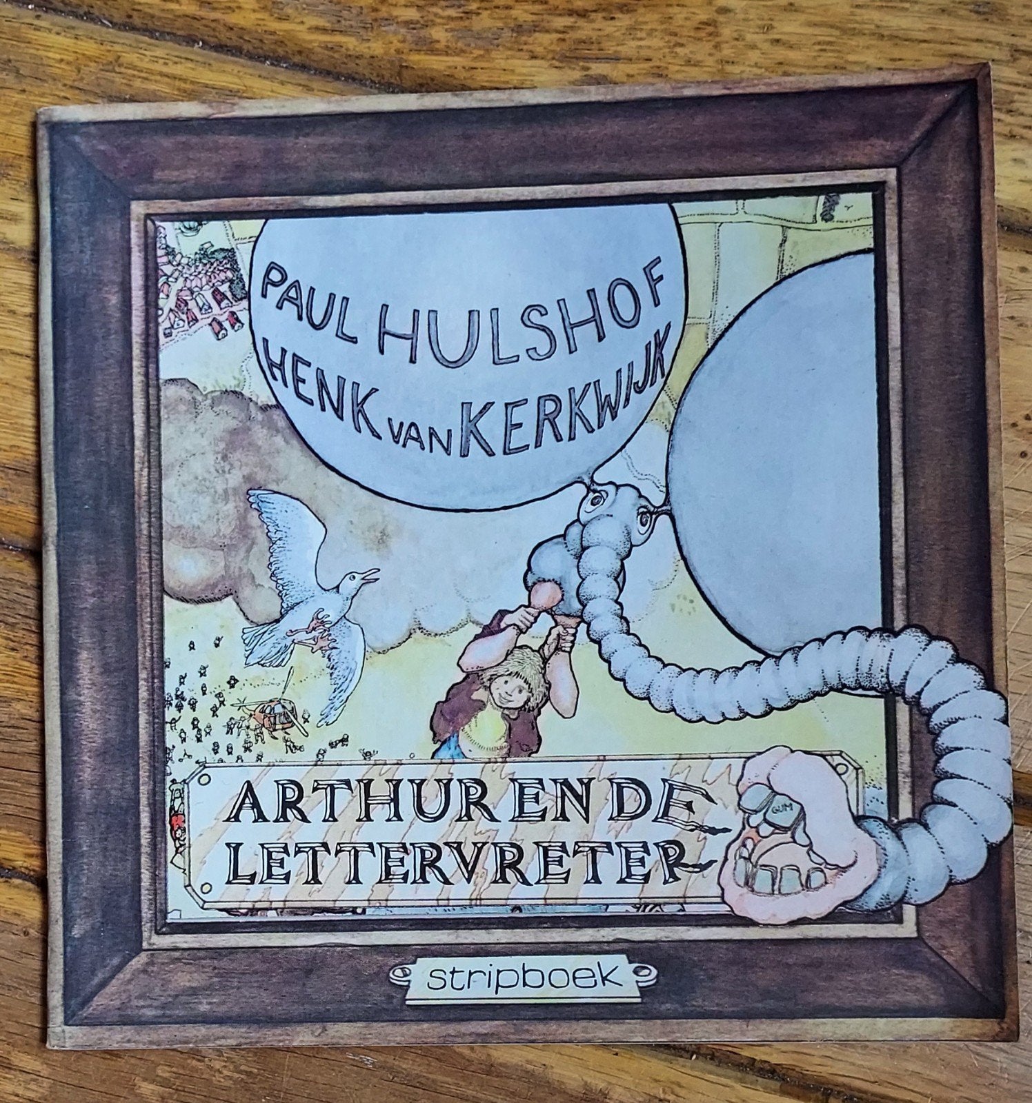 stripboek Arthur en de lettervreter - Kinderboekenweek 1973, Ophalen of Verzenden, Gelezen