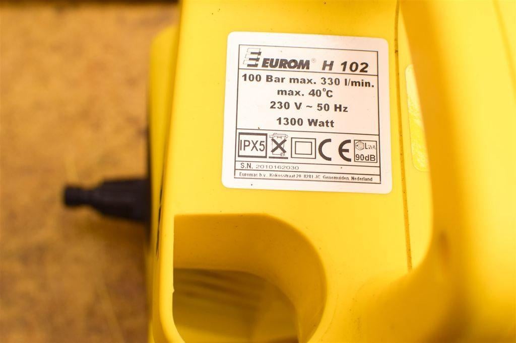 Eurom H 102 Hogedrukreiniger 45142, Ophalen of Verzenden, Gebruikt, Benzine