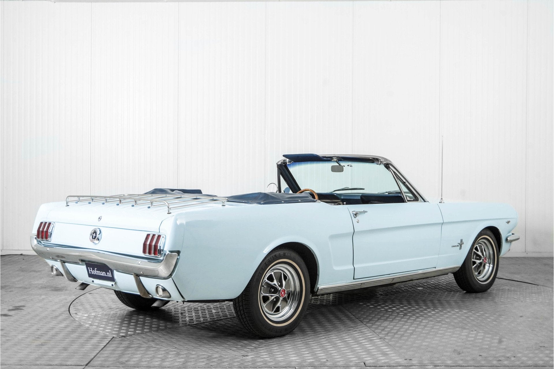 Ford Mustang V8 289 cabrio (bj 1965, automaat), Auto's, Automaat, Gebruikt, Cabriolet, Blauw