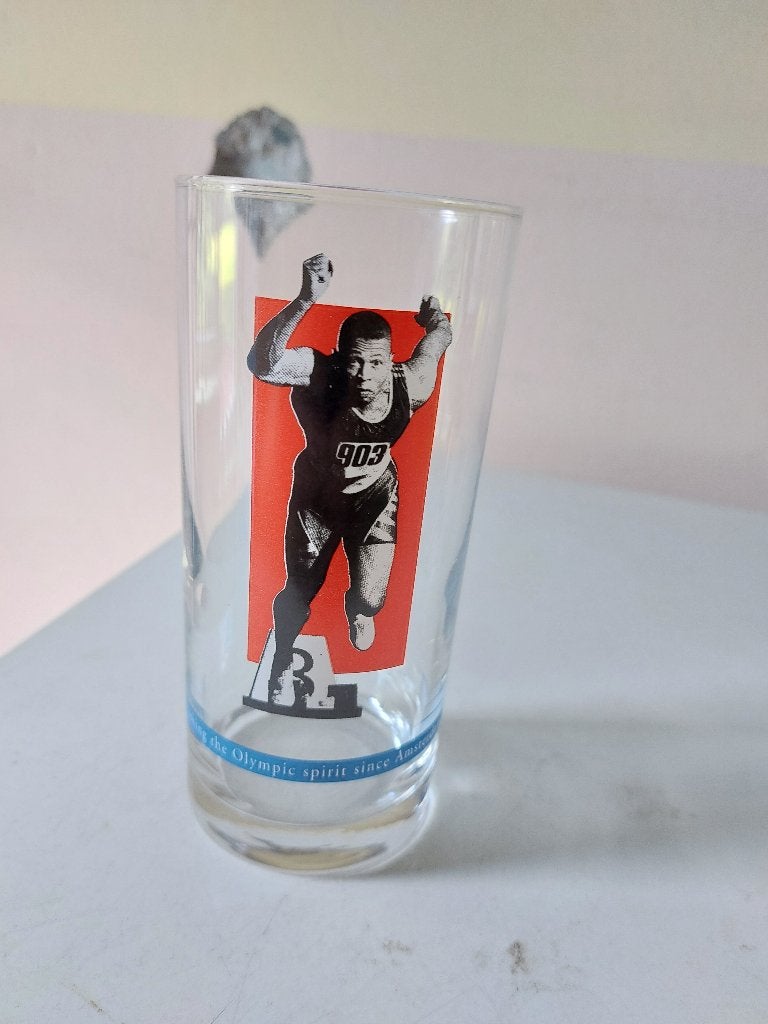 Coca Cola glas, Atalanta 1996 Olympische spelen, Ophalen of Verzenden, Zo goed als nieuw, Gebruiksvoorwerp