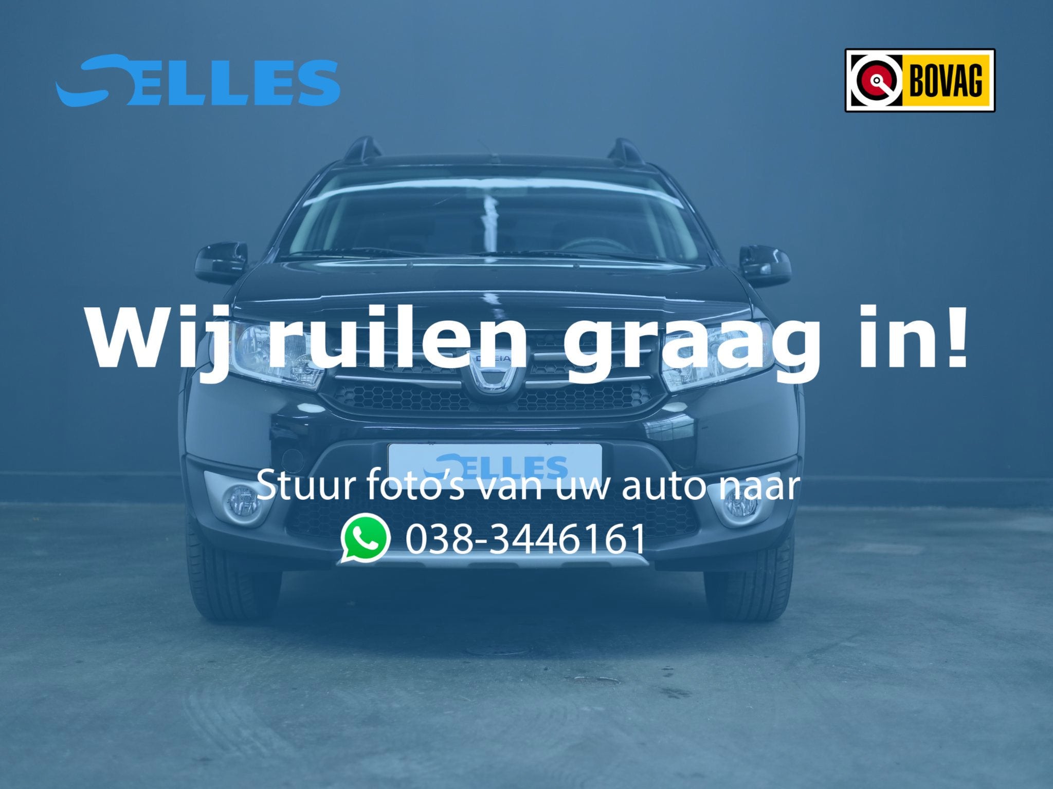 Dacia Sandero 0.9 TCe Stepway Lauréate | Trekhaak | Navigat, Auto's, Voorwielaandrijving, Gebruikt, Parkeersensor, Zwart