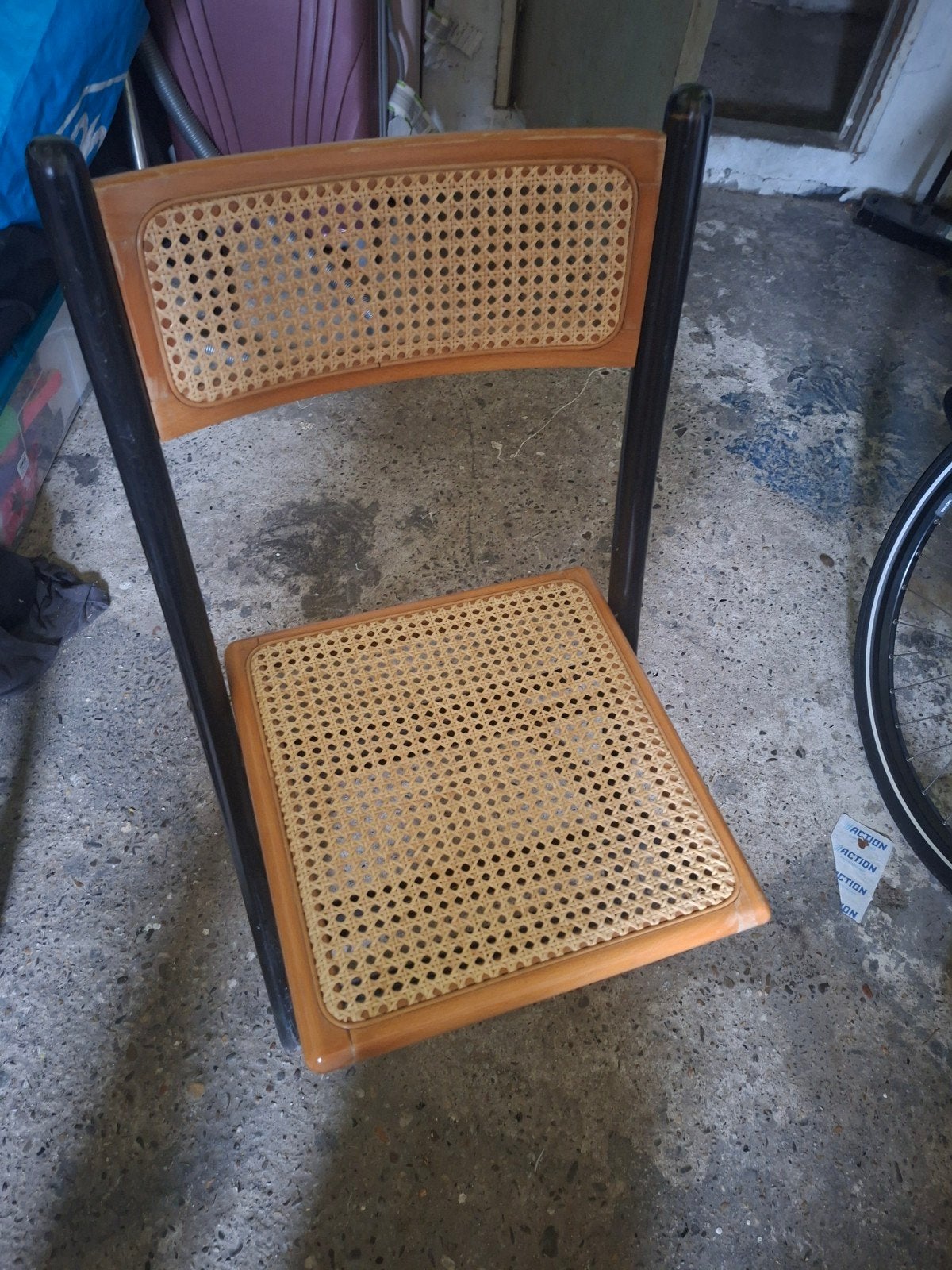 Vintage stoel, Huis en Inrichting, Stoelen, Ophalen, Gebruikt, Bruin, Eén