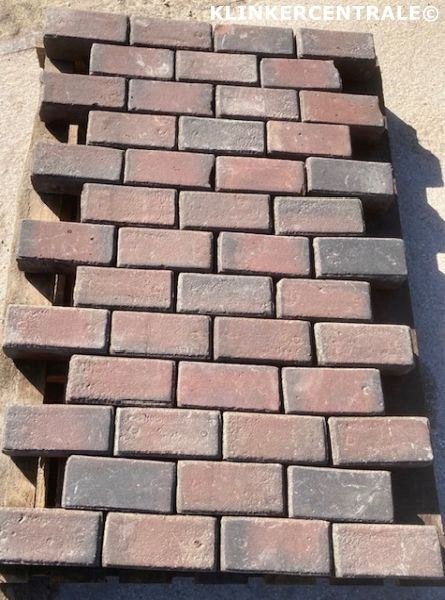 150m2 rood antraciet gemêleerd gebakken klinkers platkeiform, Bij dit gebruikte product niet meer te achterhalen., Gebruikt, Verzenden