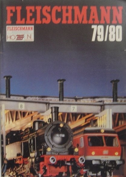 Fleischmann Catalogus 1979-1980, Gelijkstroom, Fleischmann, Zo goed als nieuw, Analoog