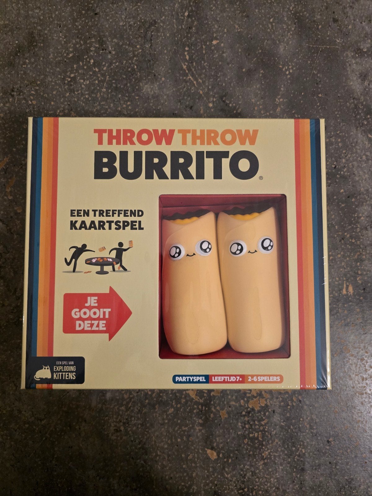 Burrito van Exploding kittens, Vijf spelers of meer, Ophalen of Verzenden, Nieuw, Exploding Kittens
