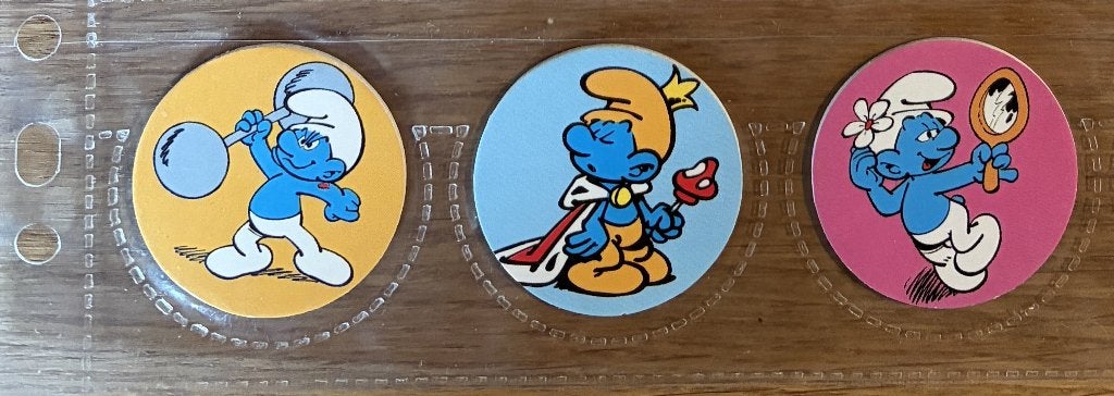 Caprice des Dieux - Smurfen (1996) 3 flippo's, Verzamelen, Flippo's, Ophalen of Verzenden, Strip, Losse flippo's